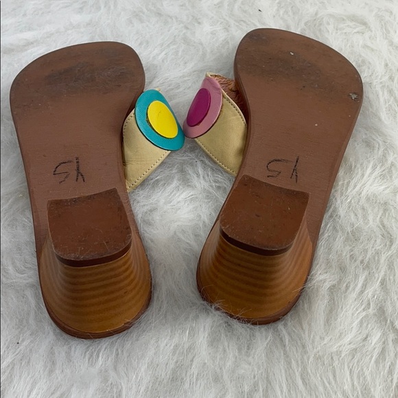 Sandalino Sandals Size 9 Colorful FlipFlop Sandals - Picture 6 of 7